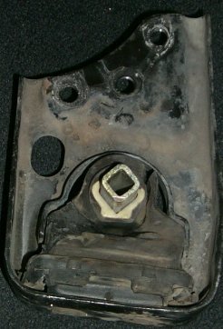 Split right across the bottom!