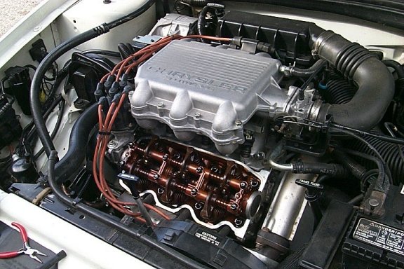 Here's my engine without the front valve cover on