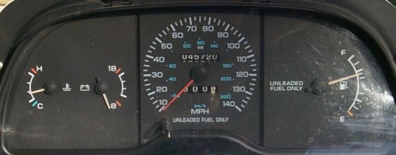 Here are the old gauges.